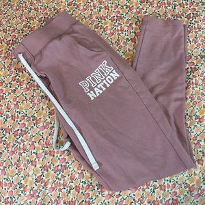 Pink joggers
